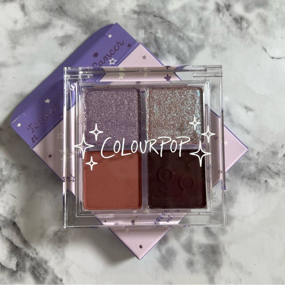 ♋ ColourPop Tender Loving Cancer Eyeshadow Quad